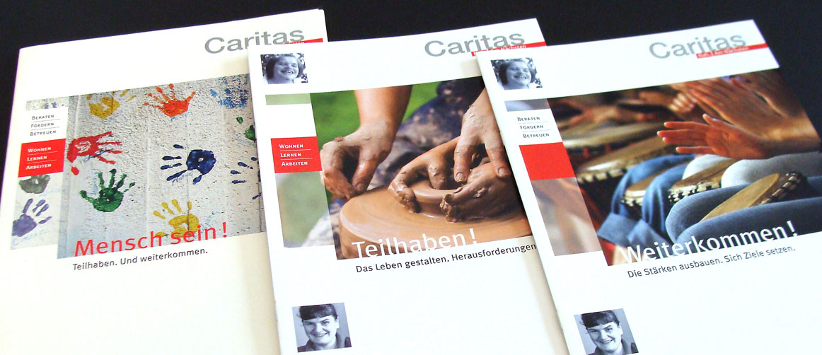 Caritas Menschen mit Behinderung Broschüren