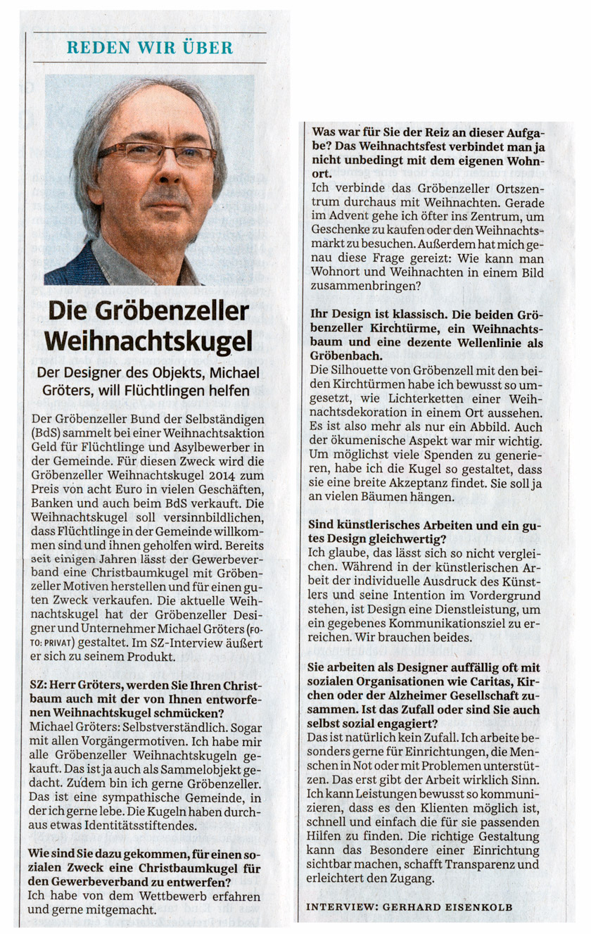 Interview Süddeutsche Zeitung